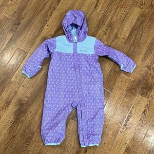 Like new condition Columbia cold weather one-piece with Omni-tech for 18 mos